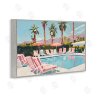 Arlington Prints | Palm Springs Swimming Pool