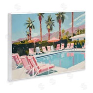 Arlington Prints | Palm Springs Swimming Pool