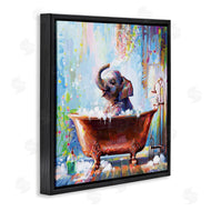Leon Devenice | Splashing Baby Elephant