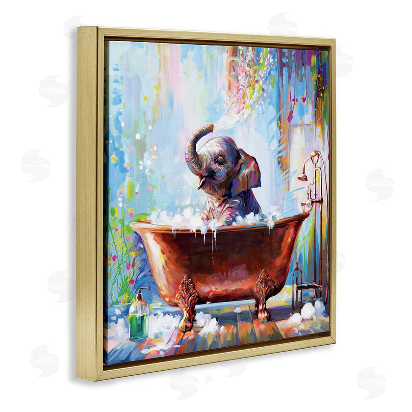Leon Devenice | Splashing Baby Elephant