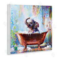 Leon Devenice | Splashing Baby Elephant