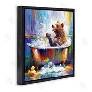 Leon Devenice | Happy Bear in Bathtub