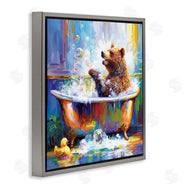 Leon Devenice | Happy Bear in Bathtub