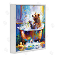 Leon Devenice | Happy Bear in Bathtub