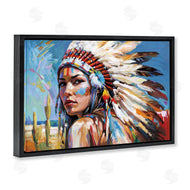 Leon Devenice | Native American Woman Portrait