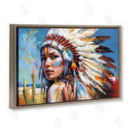 Leon Devenice | Native American Woman Portrait