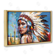 Leon Devenice | Native American Woman Portrait