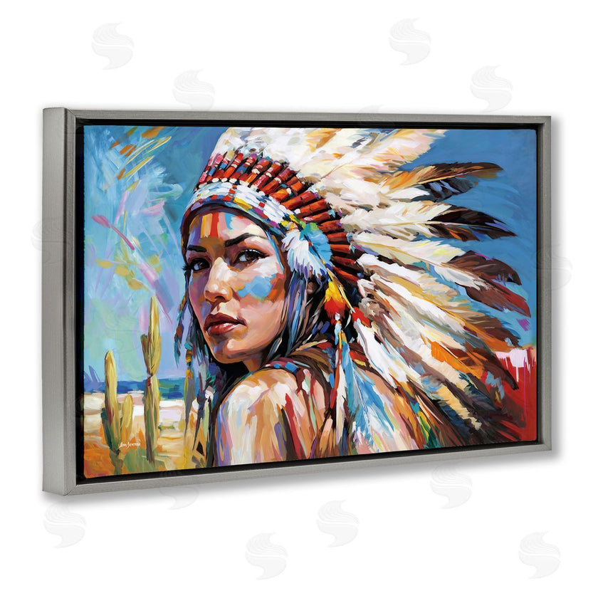 Leon Devenice | Native American Woman Portrait