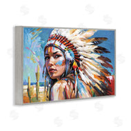 Leon Devenice | Native American Woman Portrait
