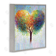 Leon Devenice | Bold Hued Heart Tree