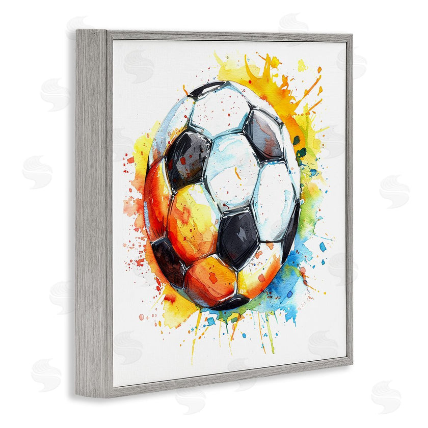 LSR Design Studio | Soccer Ball Bright Splash