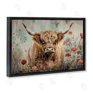 LSR Design Studio | Spring Blooms Highland Cow