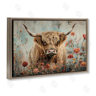 LSR Design Studio | Spring Blooms Highland Cow