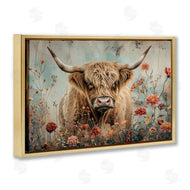 LSR Design Studio | Spring Blooms Highland Cow