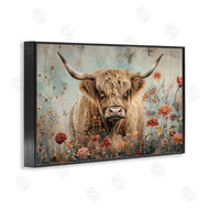 LSR Design Studio | Spring Blooms Highland Cow