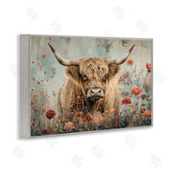 LSR Design Studio | Spring Blooms Highland Cow