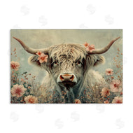 LSR Design Studio | Cow with Cherry Blossoms