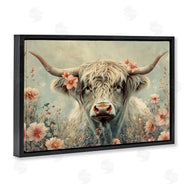 LSR Design Studio | Cow with Cherry Blossoms