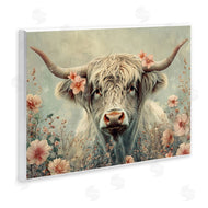 LSR Design Studio | Cow with Cherry Blossoms