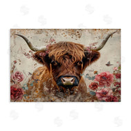 LSR Design Studio | Highland Cow in Spring
