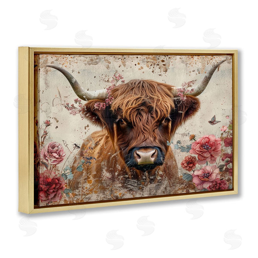 LSR Design Studio | Highland Cow in Spring