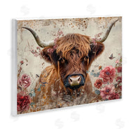 LSR Design Studio | Highland Cow in Spring