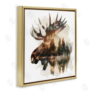 LSR Design Studio | Moose Antlers Silhouette