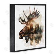 LSR Design Studio | Moose Antlers Silhouette