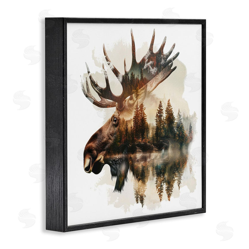 LSR Design Studio | Moose Antlers Silhouette