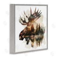 LSR Design Studio | Moose Antlers Silhouette