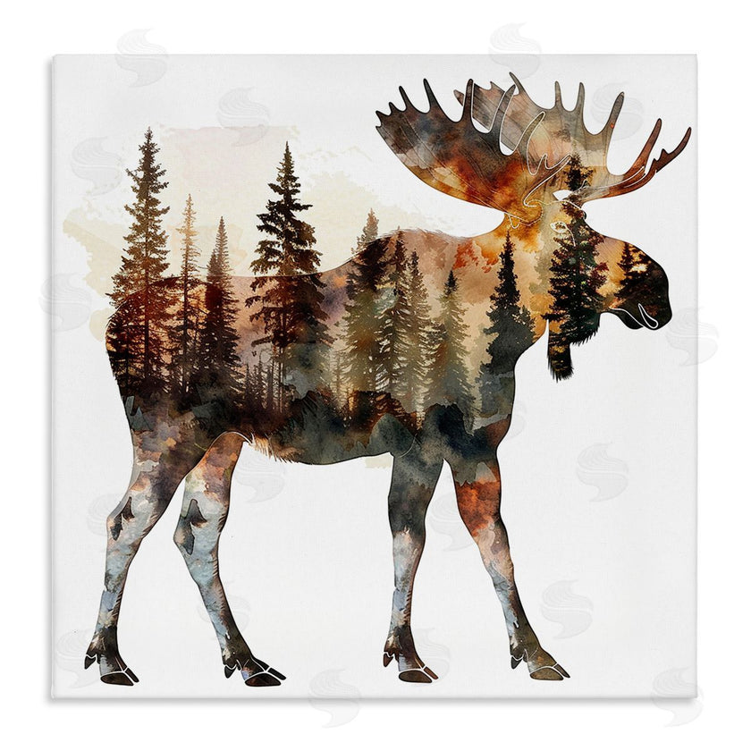 LSR Design Studio | Moose Forest Silhouette