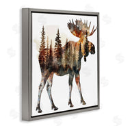 LSR Design Studio | Moose Forest Silhouette