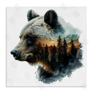 LSR Design Studio | Bear Woodland Silhouette
