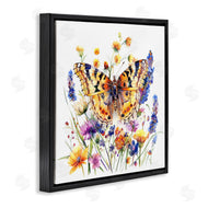 LSR Design Studio | Garden Flowers & Butterfly