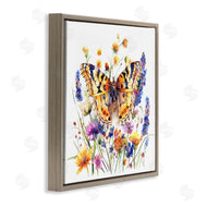 LSR Design Studio | Garden Flowers & Butterfly