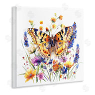 LSR Design Studio | Garden Flowers & Butterfly