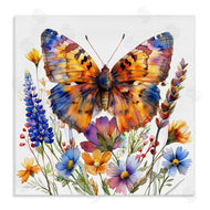 LSR Design Studio | Orange & Blue Butterfly