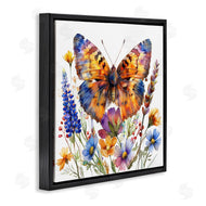 LSR Design Studio | Orange & Blue Butterfly