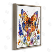 LSR Design Studio | Orange & Blue Butterfly