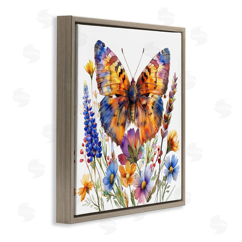 LSR Design Studio | Orange & Blue Butterfly