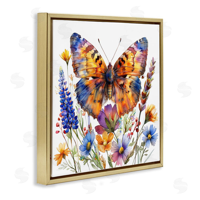 LSR Design Studio | Orange & Blue Butterfly