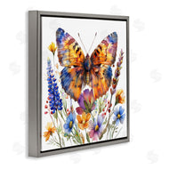 LSR Design Studio | Orange & Blue Butterfly