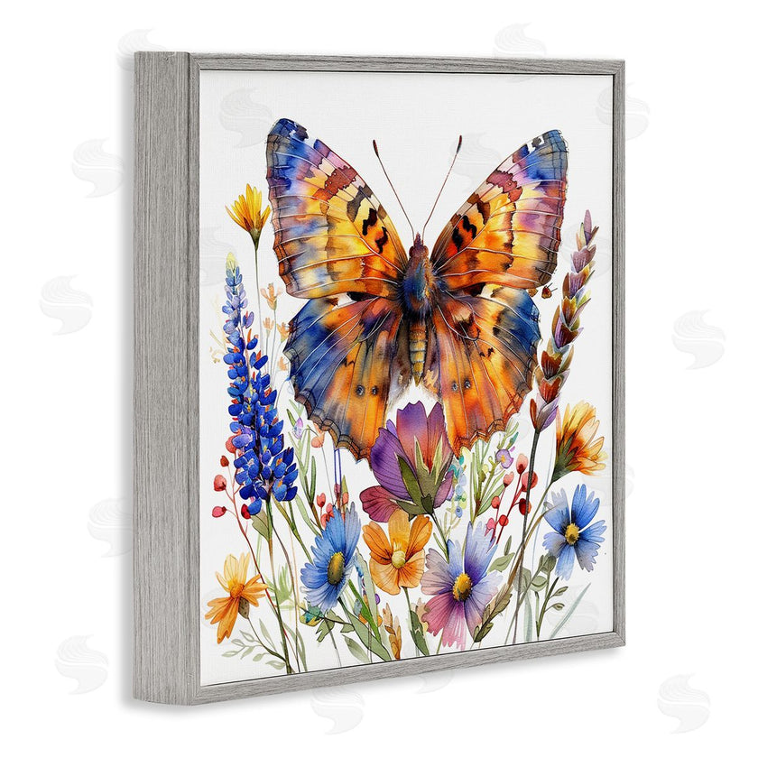 LSR Design Studio | Orange & Blue Butterfly