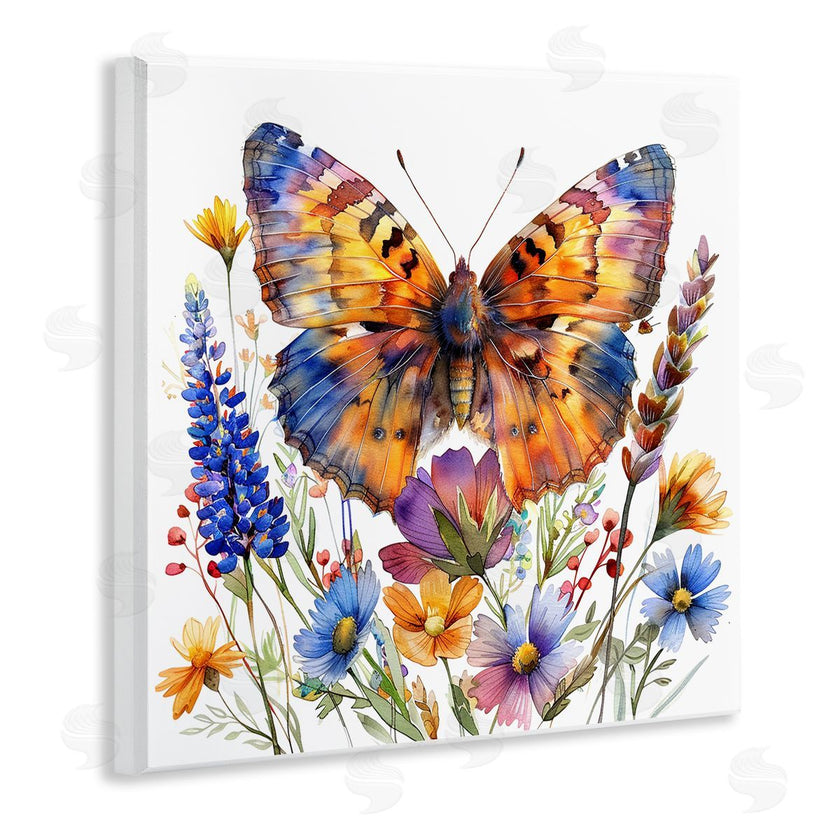 LSR Design Studio | Orange & Blue Butterfly