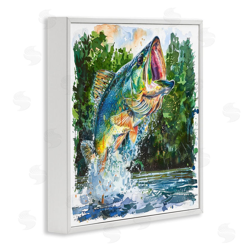 LSR Design Studio | Splashing Bass Fish