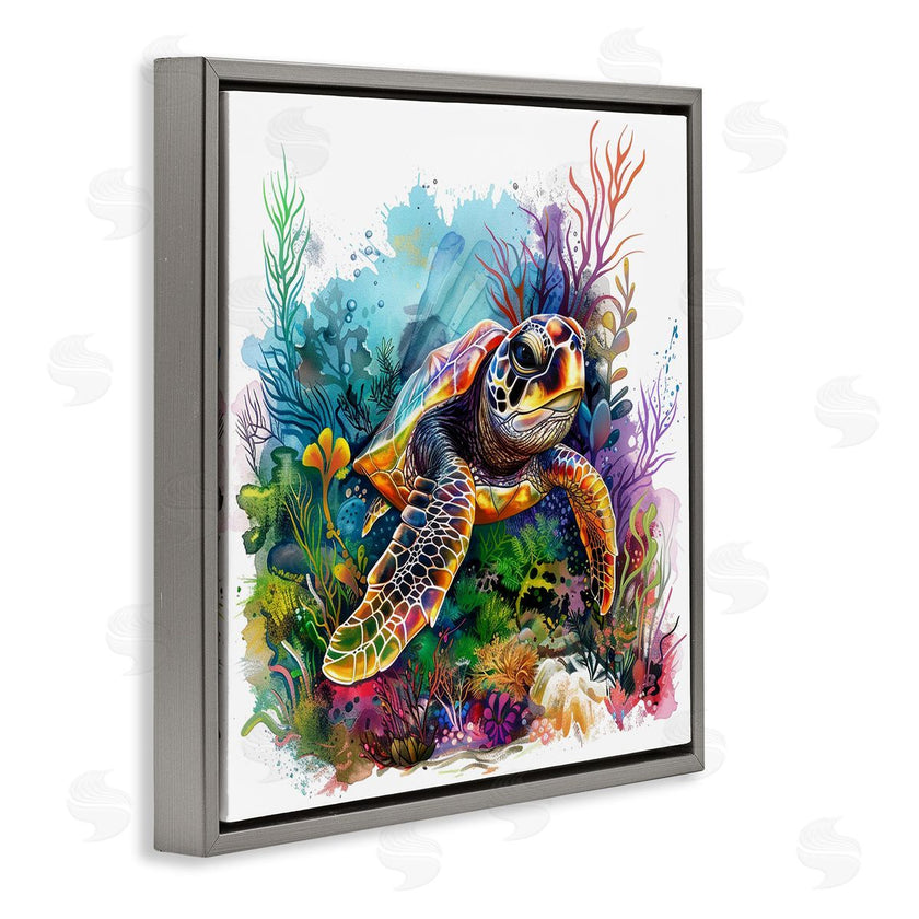 LSR Design Studio | Coral & Sea Life Turtle