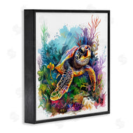 LSR Design Studio | Coral & Sea Life Turtle