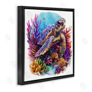 LSR Design Studio | Turtle & Purple Coral