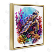 LSR Design Studio | Turtle & Purple Coral