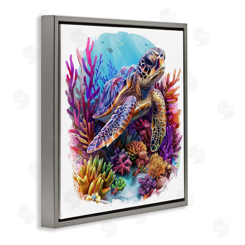 LSR Design Studio | Turtle & Purple Coral